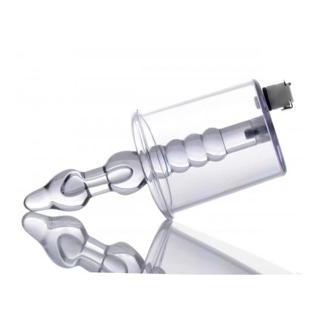 Anal Pump Cylinder with Stimulator Shaft - Material & Safety