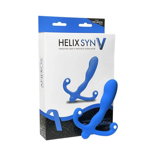 Aneros Helix Syn V Vibrating Prostate Stimulator Special Edition Blue - How It Feels