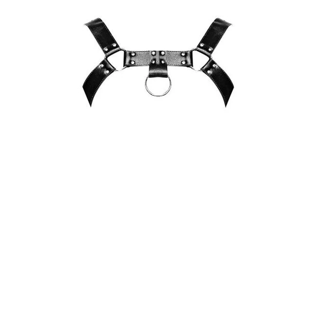 Aries Leather Harness Black O/s - Specifications