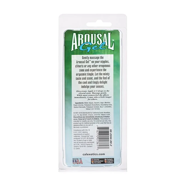 Arousal Gel 1/4 Oz. - Overview
