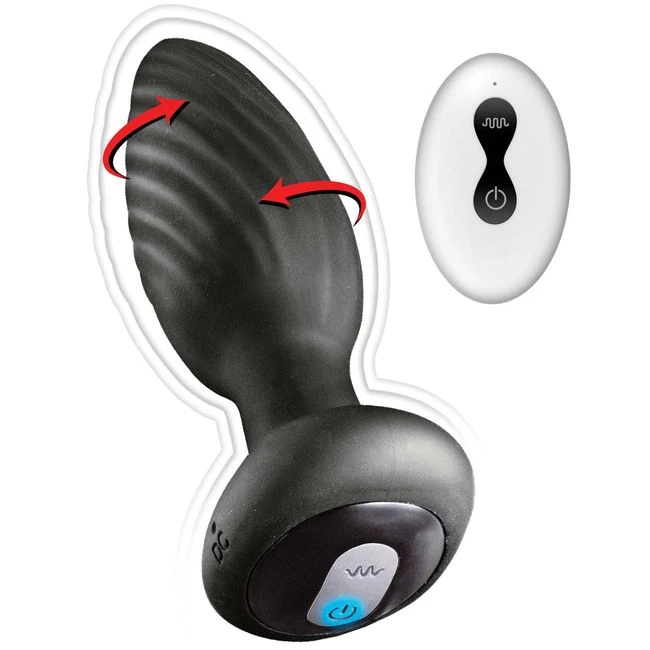 Ass-sation Remote Vibrating & Rotating Anal Plug Black - How It Feels