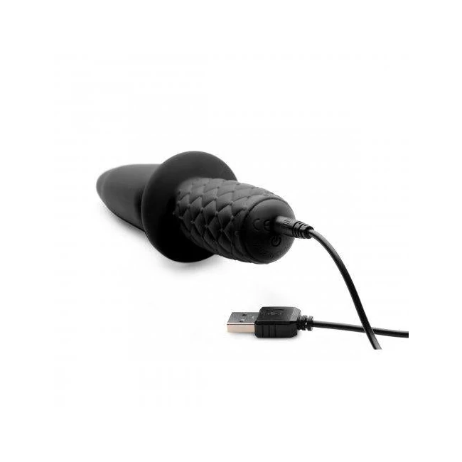 Ass Thumpers the Plug 10x Silicone Vibrating Thruster - Vibration & Features