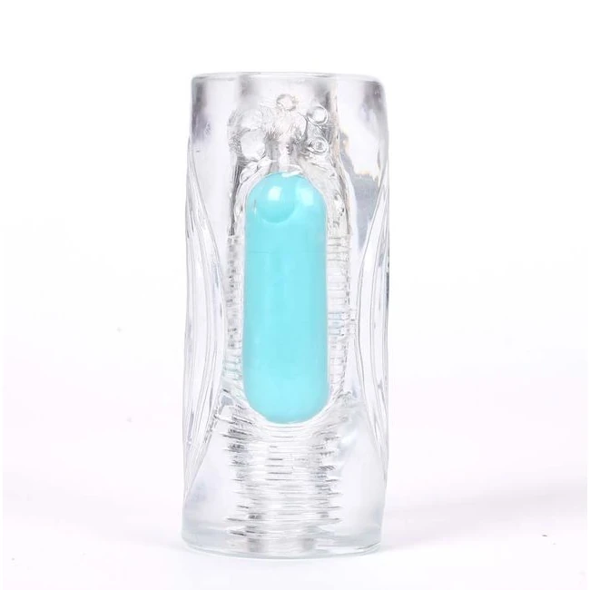 Aster Clear Stroker W/ Rechargeable Bullet - Power & Performance
