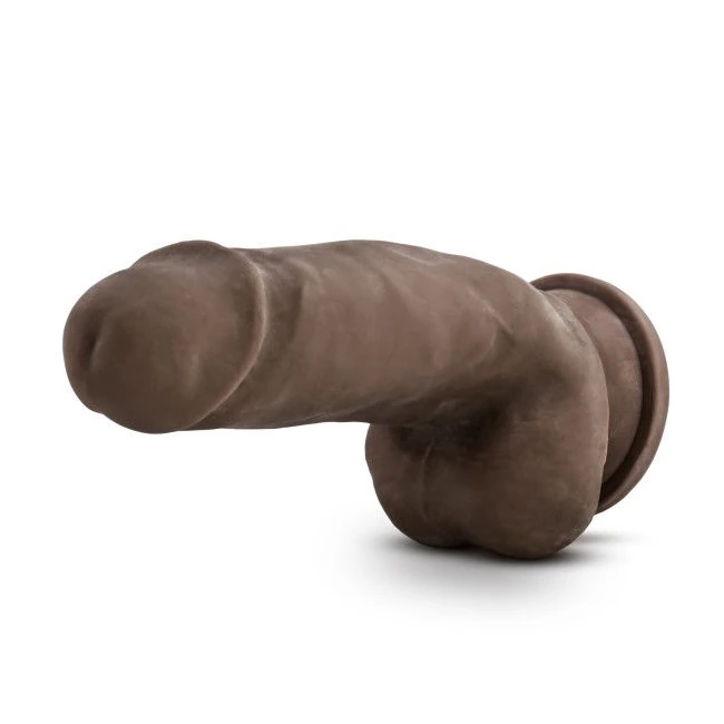 Au Naturel 7 Sensa Feel Fat Boy Chocolate Realistic Dildo " - Material & Feel