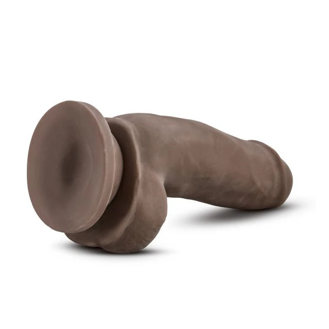 Au Naturel 7 Sensa Feel Fat Boy Chocolate Realistic Dildo " - Size & Fit