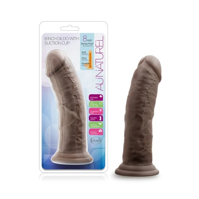 Au Naturel Dildo W/ Suction Cup - Shape & Texture