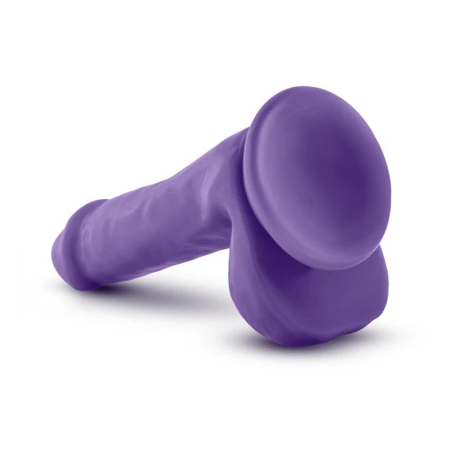 Au Naturel Bold Delight 6 in Dildo Purple - Size & Fit