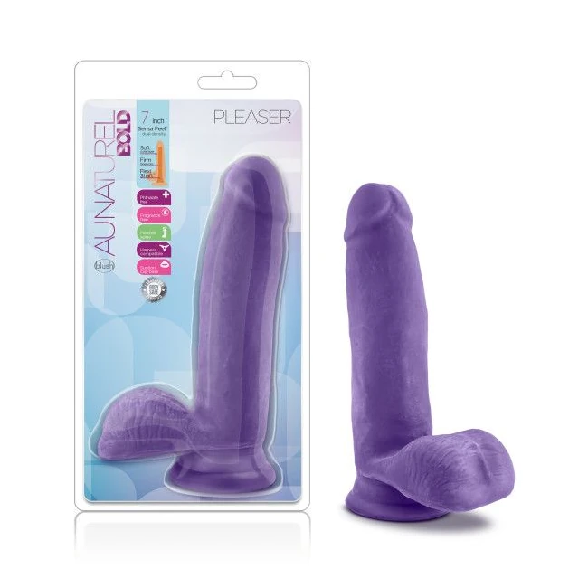 Au Naturel Bold Pleaser Dildo - Shape & Texture
