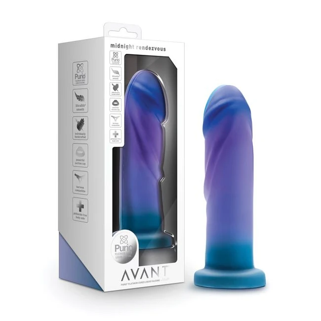 Avant - Midnight Rendezvous Ocean Blue - Hands-Free and Strap-On Play