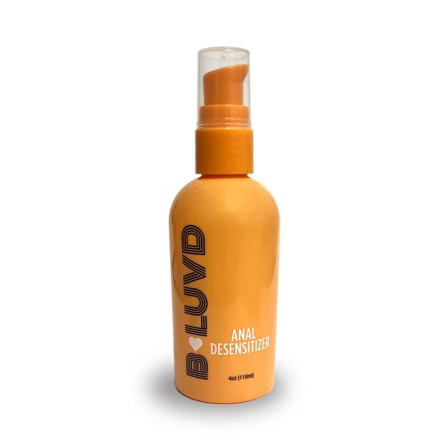 B-Luvd Anal Desensitizer Orange 4oz - A Silky Gel That Stays Put