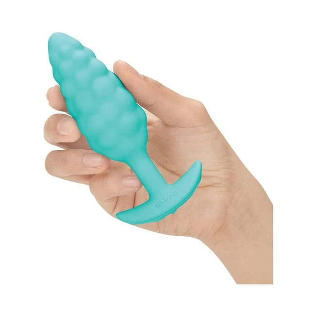 B-vibe Bump Texture Plug Mint - How It Feels