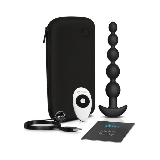 B-vibe Cinco Anal Beads - Vibration Modes