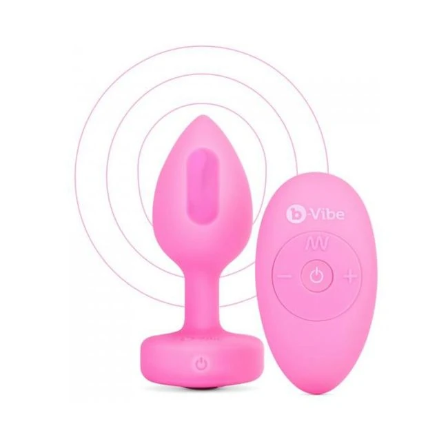 B Vibe Vibrating Heart Shaped Jewel Plug - Vibration Modes and Features