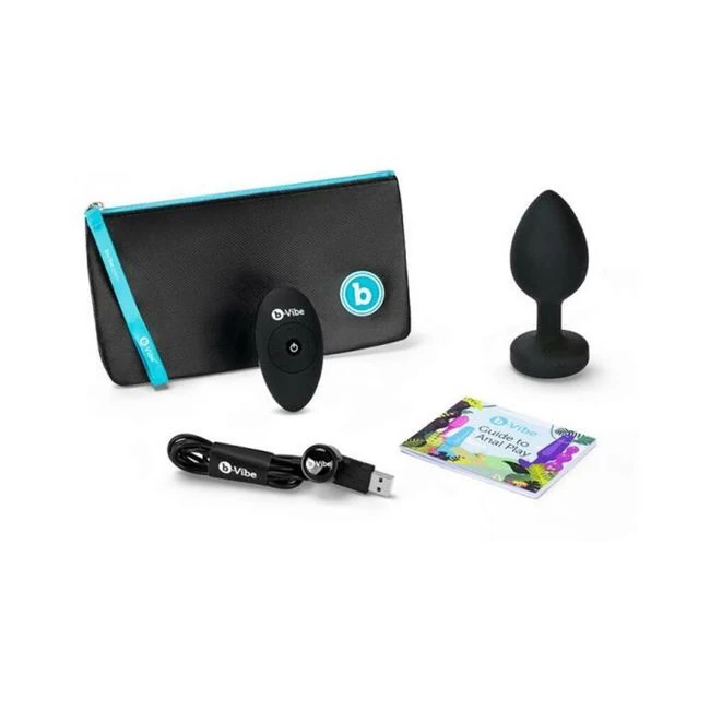 B-vibe Vibrating Jewel Plug - Discover the Sparkling Pleasure of the B-vibe Vibrating Jewel Plug