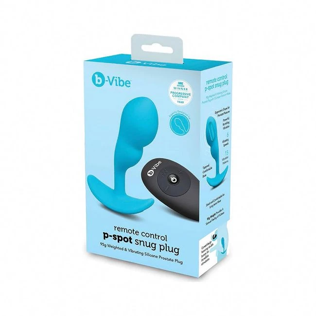 B-vibe Vibrating P-spot Snug Plug Large with Rechargeable Remote Control - How It Feels