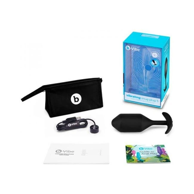 B-vibe Vibrating Snug Plug - Experience Deep Satisfaction with the B-Vibe Vibrating Snug Plug