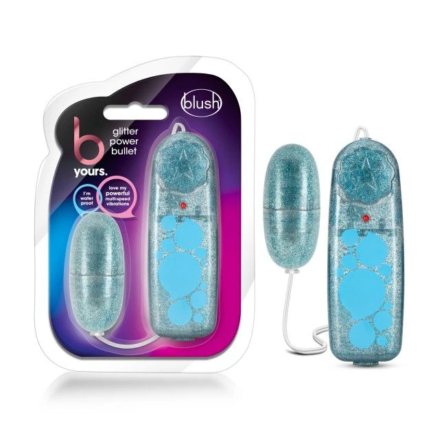 B Yours Glitter Power Bullet - Experience Intense Power in a Petite Package