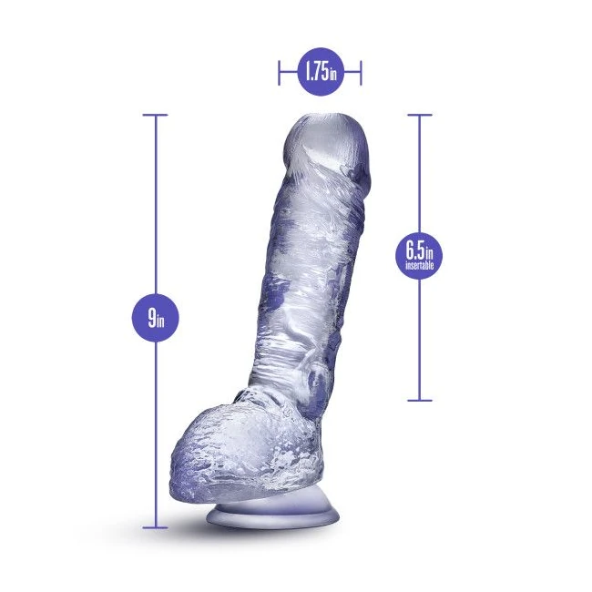 B Yours Hearty N Hefty Clear - Targeted Stimulation