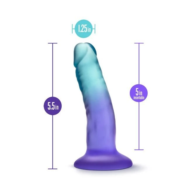 B Yours Morning Dew 5 Dildo Indigo " - Material & Safety
