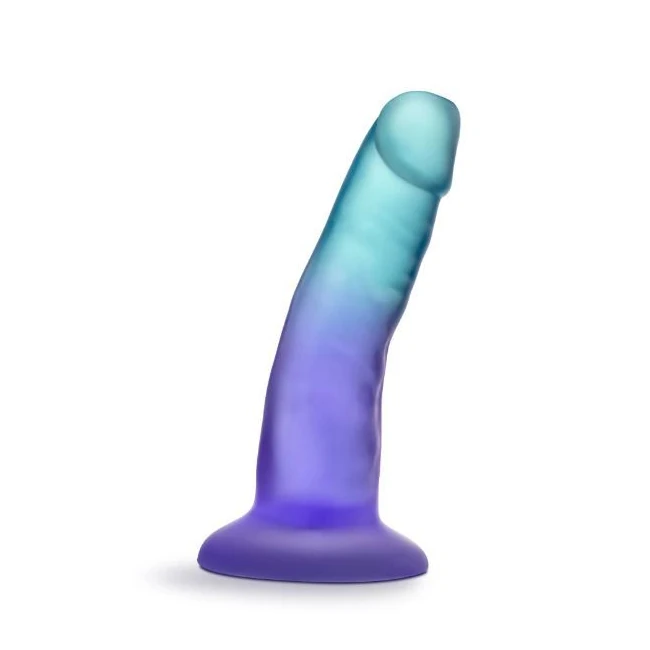 B Yours Morning Dew 5 Dildo Indigo " - Size & Fit