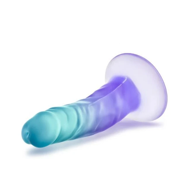 B Yours Morning Dew 5 Dildo Indigo " - Additional Features