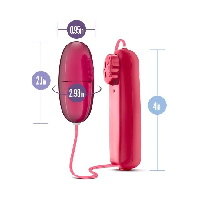 B Yours Power Bullet Watermelon Burst - Vibration Modes