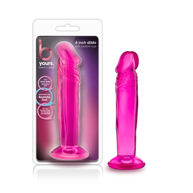 B Yours Sweet N Dildo W/ Suction Cup - Shape & Texture