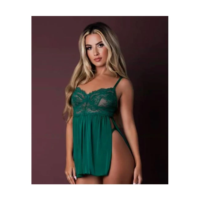 Baby Doll & Panty Set Emeral - Fabric & Feel