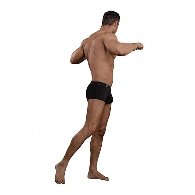 Bamboo Low Rise Pouch Enhancer Shorts Black - Overview