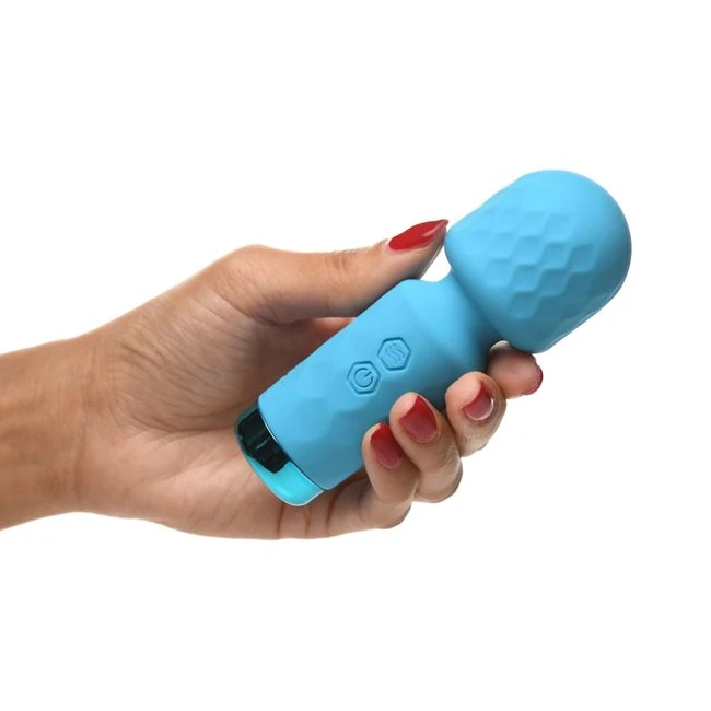 Bang! 10x Mini Silicone Wand - Experience Discreet Pleasure with the Bang! 10x Mini Silicone Wand