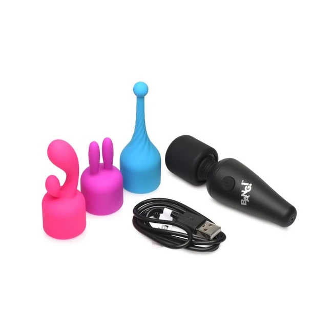 Bang! 10x Mini Wand W/ 3 Attachments - Bang! 10X Mini Wand W/ 3 Attachments from XR Brands