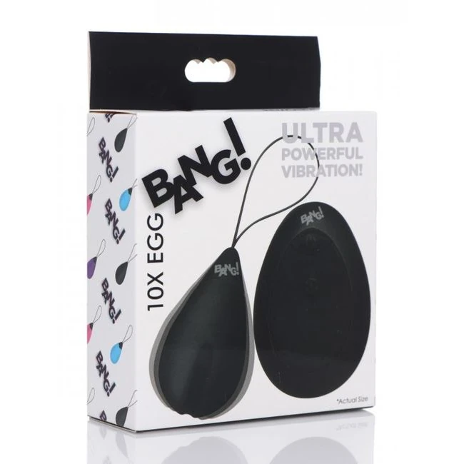 Bang! 10x Vibrating Silicone Egg W/ Remote - Power & Performance