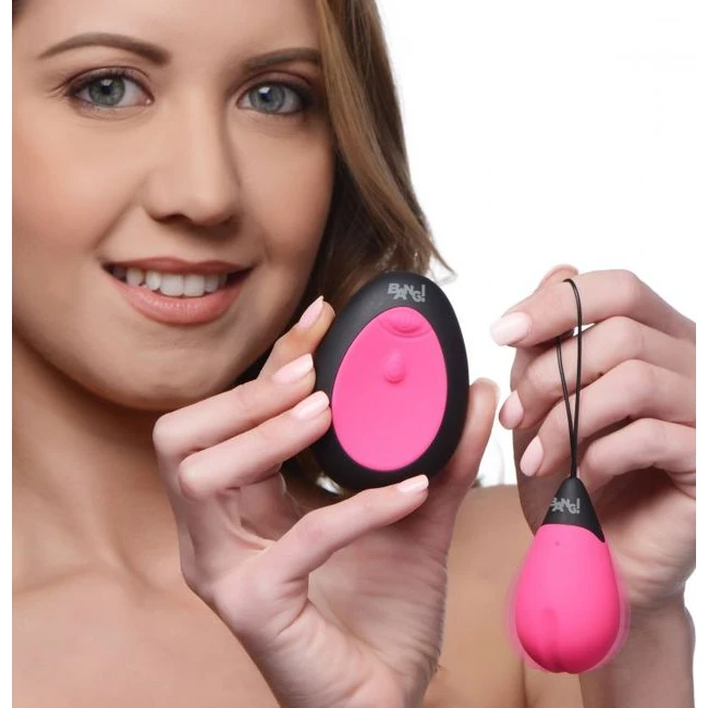 Bang! 10x Vibrating Silicone Egg W/ Remote - Experience the Power of the Bang! 10x Vibrating Silicone Egg with Remote