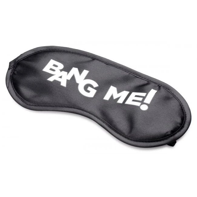 Bang! Backdoor Adventure 3pc Butt Plug Bullet & Blindfold Kit Black - What’s Included