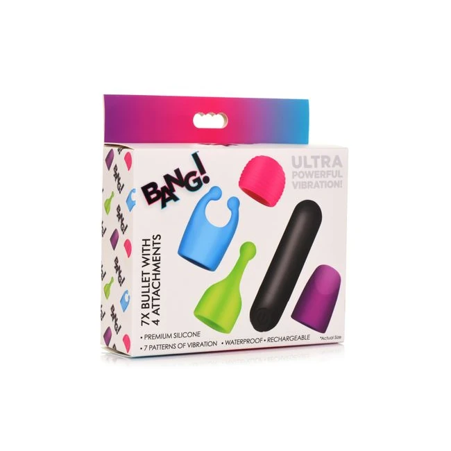 Bang! Rechargeable Bullet W/ 4 Attachments - How It Feels