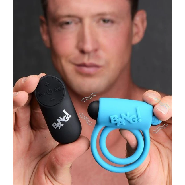Bang! Silicone Cock Ring & Bullet W/ Remote - How It Feels