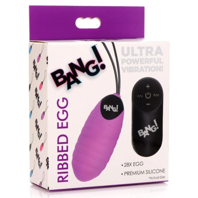 Bang! Swirl Silicone Egg - Experience the Intensity of the Bang! Swirl Silicone Egg