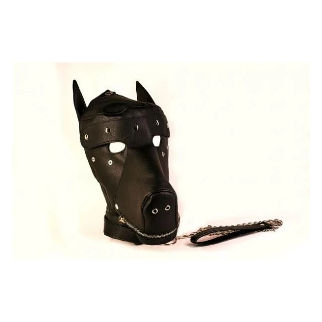 Basic Puppy Play Kit Black Mask Tail Mitts Carry Pack - Hardware & Fasteners
