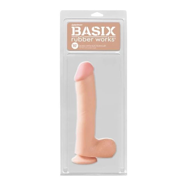 Basix Rubber Works Dong W/suction - Material Feel & Safety
