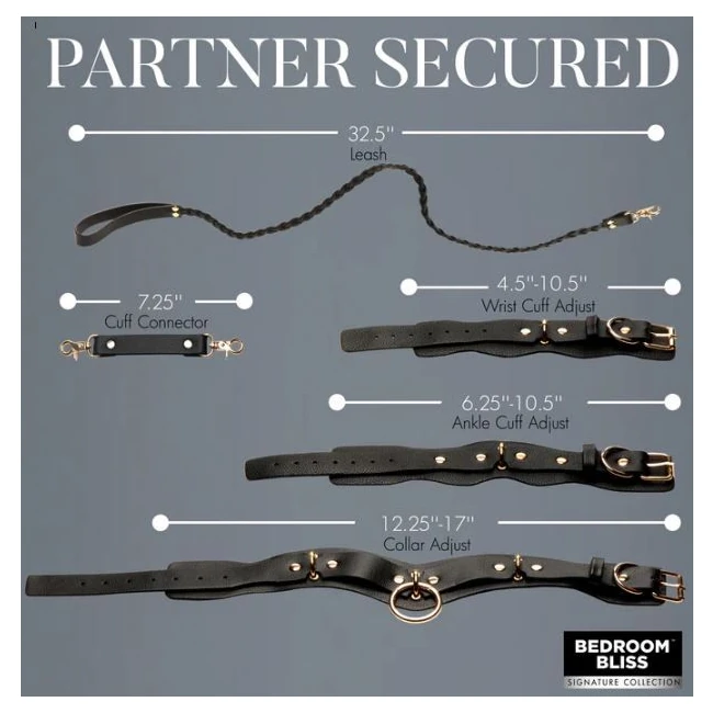 Bb Lover's Restraints Set Black - Hardware & Fasteners