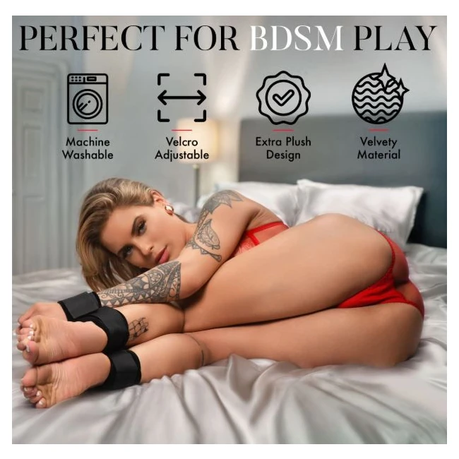 Bedroom Bliss Wrist to Ankle Restraints - Specifications