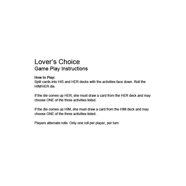 Behind Closed Doors Lover's Choice - Forty Cards for Him, Forty for Her