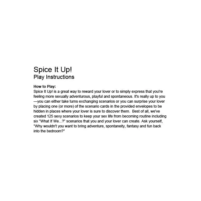 Behind Closed Doors Spice It up - by Little Genie