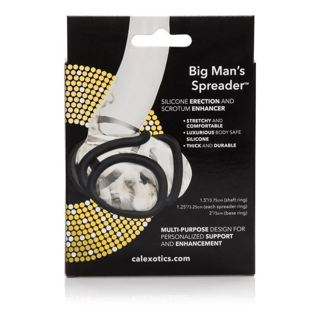 Big Man's Spreader Ring Black - Comfort & Fit