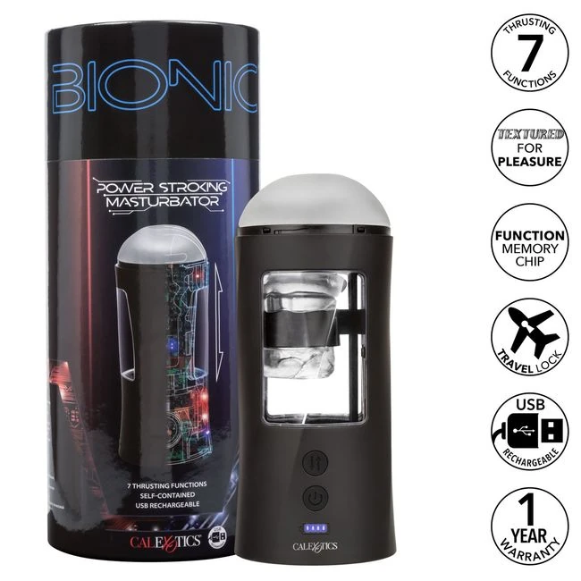 Bionic Power Stroking Masturbator - Materials & Dimensions