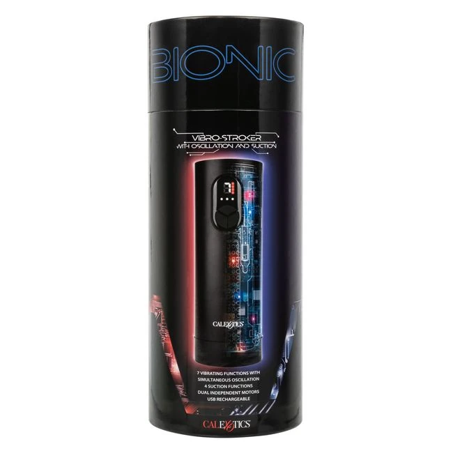 Bionic Vibro Stroker with Oscillation and Suction - Size & Convenience