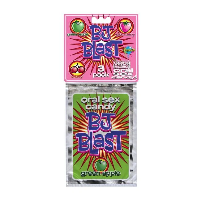 Bj Blast 3 Pack Strawberry Cherry Green Apple - Overview