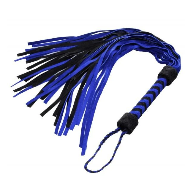 Black and Blue Suede Flogger Bulk - Build & Quality