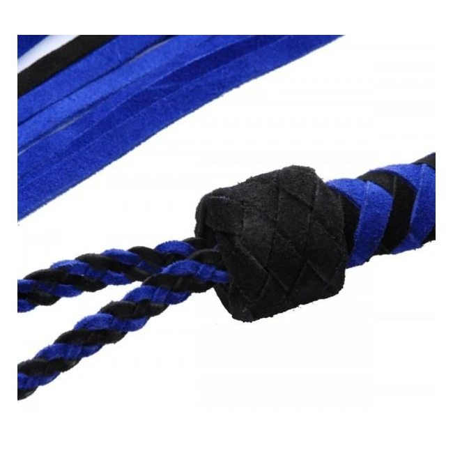 Black and Blue Suede Flogger Bulk - Hardware & Fasteners