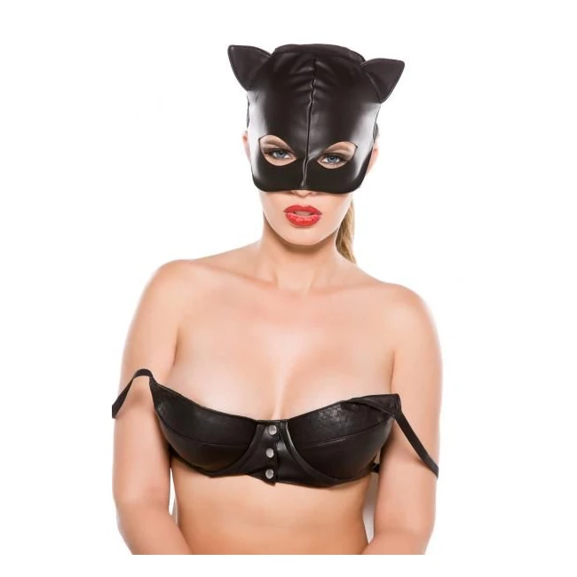 Black Faux Leather Cat Mask O/s - What Is the Black Faux Leather Cat Mask O/s?